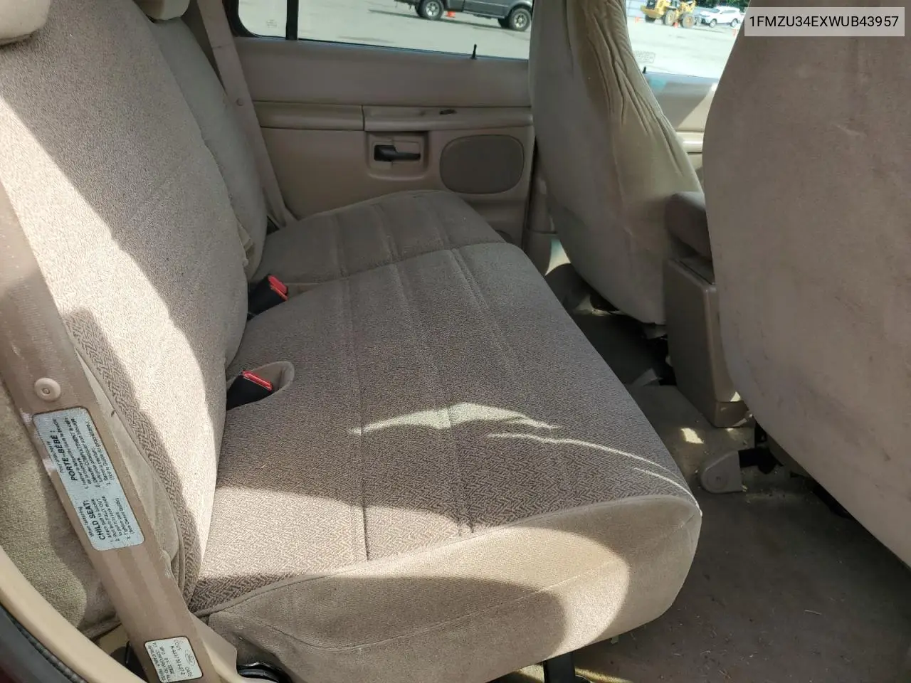 1998 Ford Explorer VIN: 1FMZU34EXWUB43957 Lot: 61584935