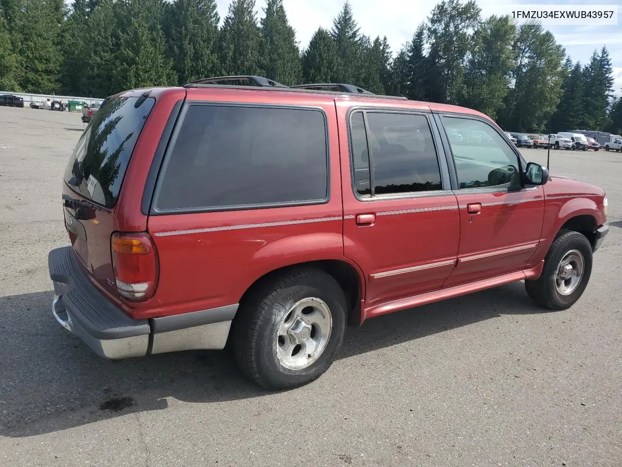 1998 Ford Explorer VIN: 1FMZU34EXWUB43957 Lot: 61584935