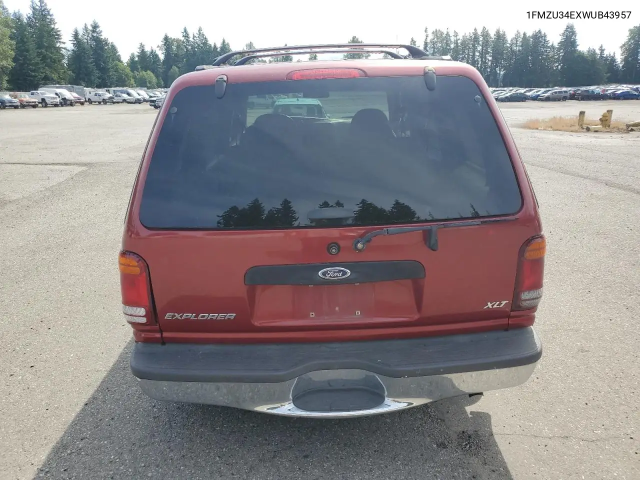1998 Ford Explorer VIN: 1FMZU34EXWUB43957 Lot: 61584935