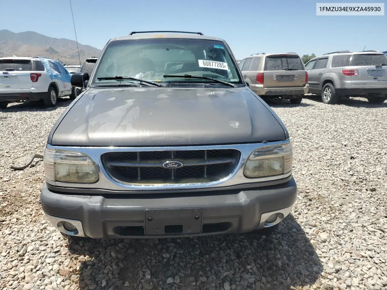 1999 Ford Explorer VIN: 1FMZU34E9XZA45930 Lot: 60877285