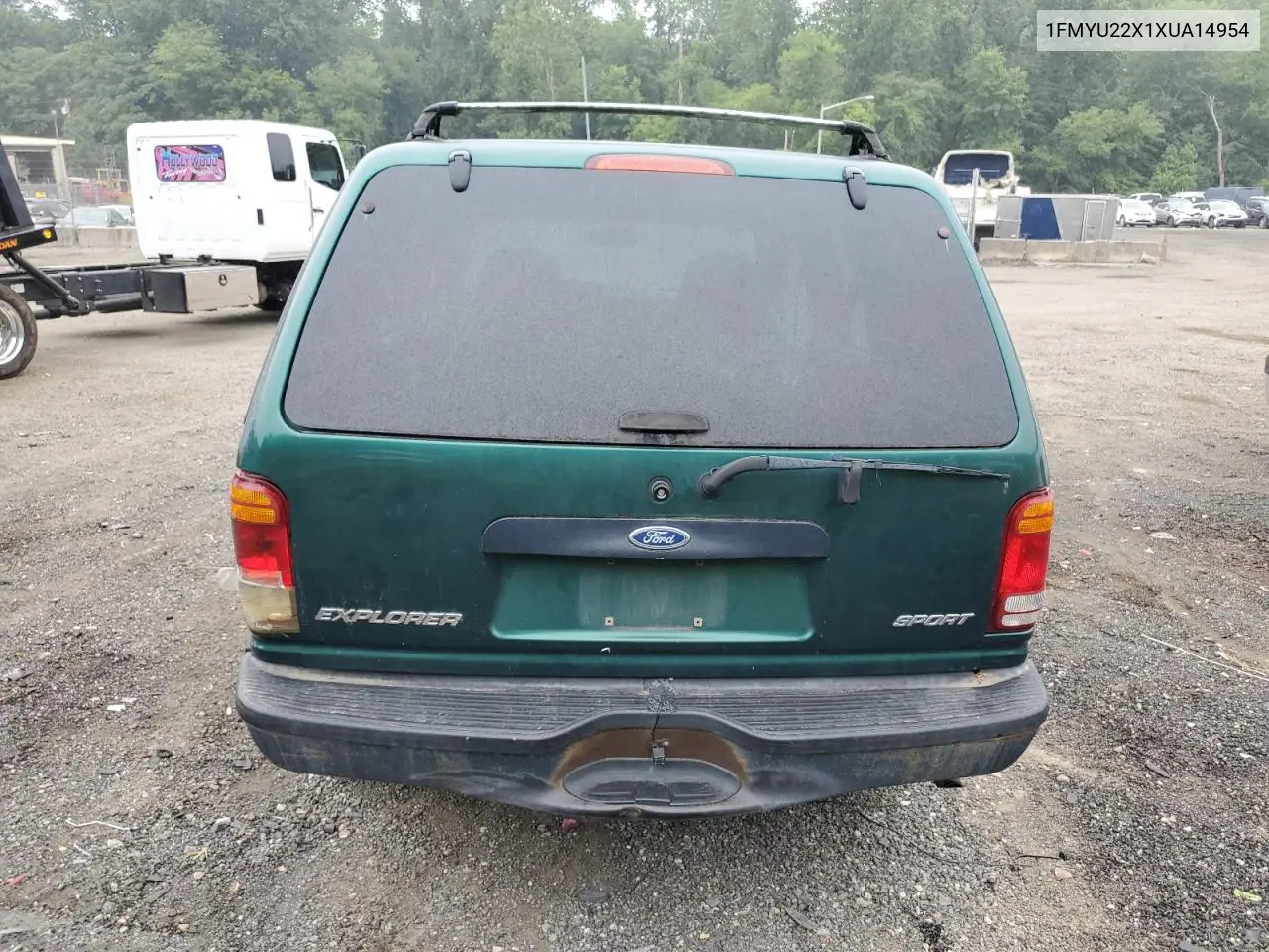 1999 Ford Explorer VIN: 1FMYU22X1XUA14954 Lot: 62849455