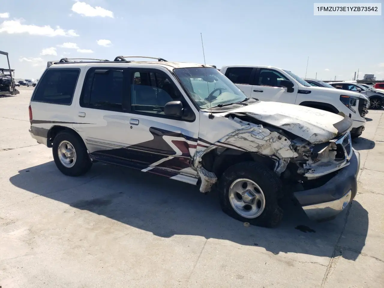 2000 Ford Explorer Xlt VIN: 1FMZU73E1YZB73542 Lot: 56325925