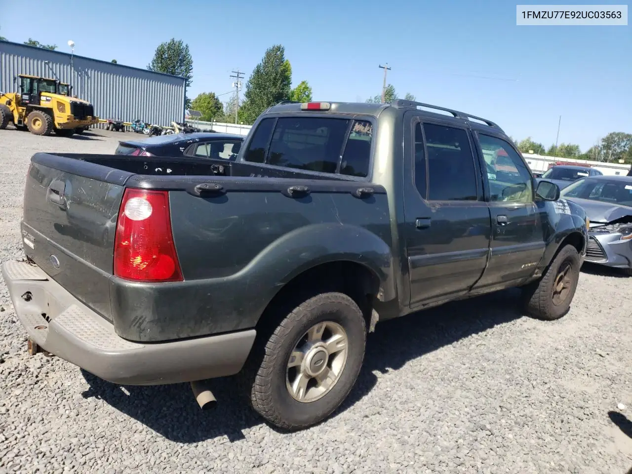 2002 Ford Explorer Sport Trac VIN: 1FMZU77E92UC03563 Lot: 63508095