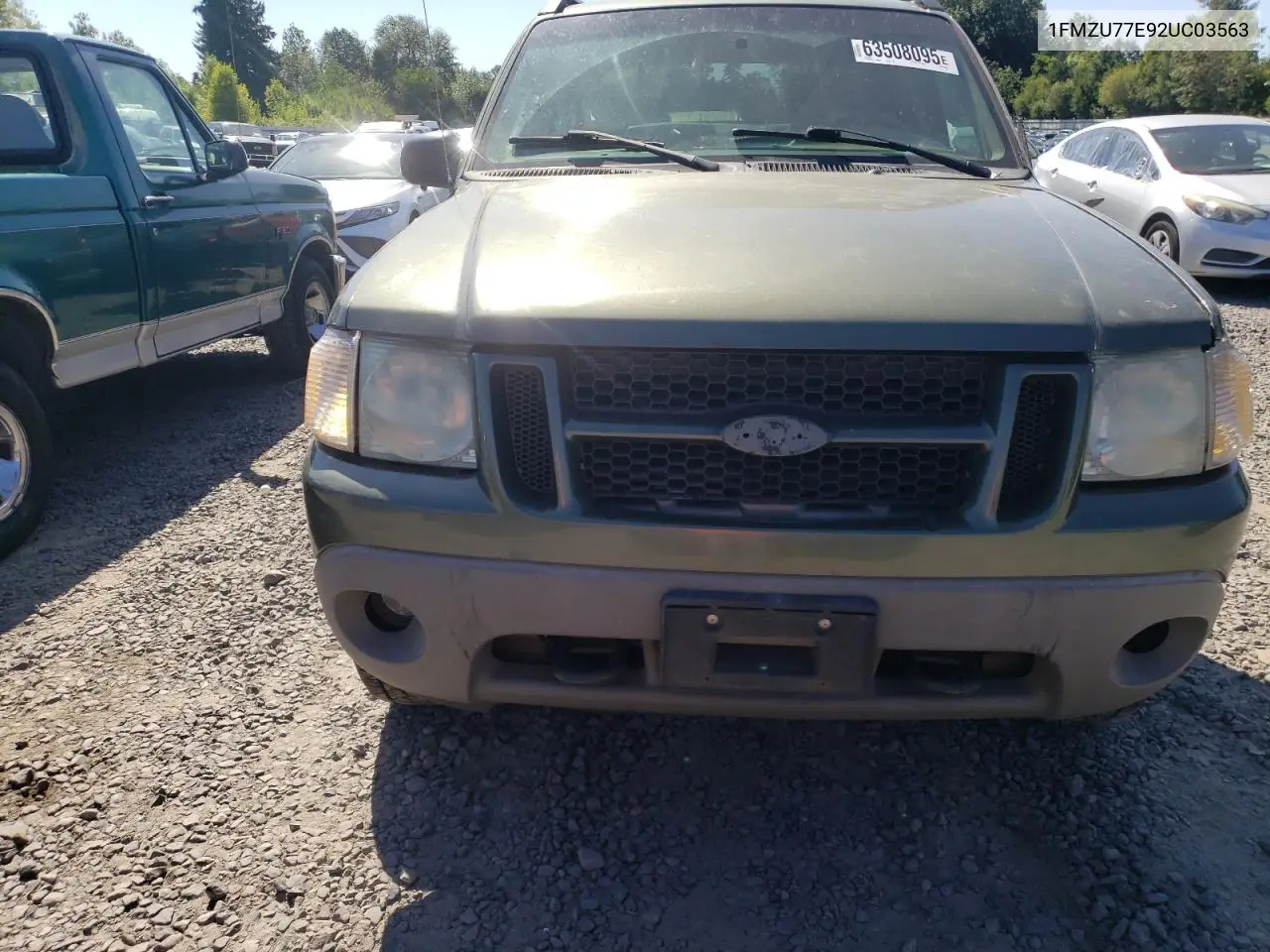 2002 Ford Explorer Sport Trac VIN: 1FMZU77E92UC03563 Lot: 63508095