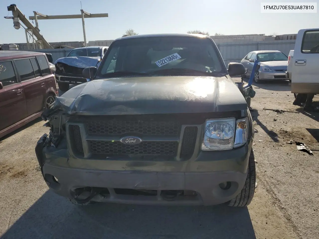 2003 Ford Explorer Sport VIN: 1FMZU70E53UA87810 Lot: 52213845