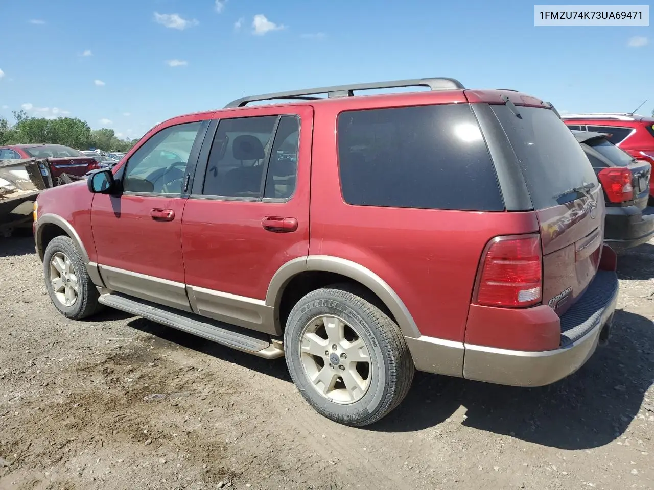 2003 Ford Explorer Eddie Bauer VIN: 1FMZU74K73UA69471 Lot: 56354875
