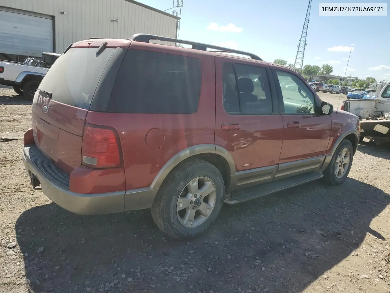 2003 Ford Explorer Eddie Bauer VIN: 1FMZU74K73UA69471 Lot: 56354875