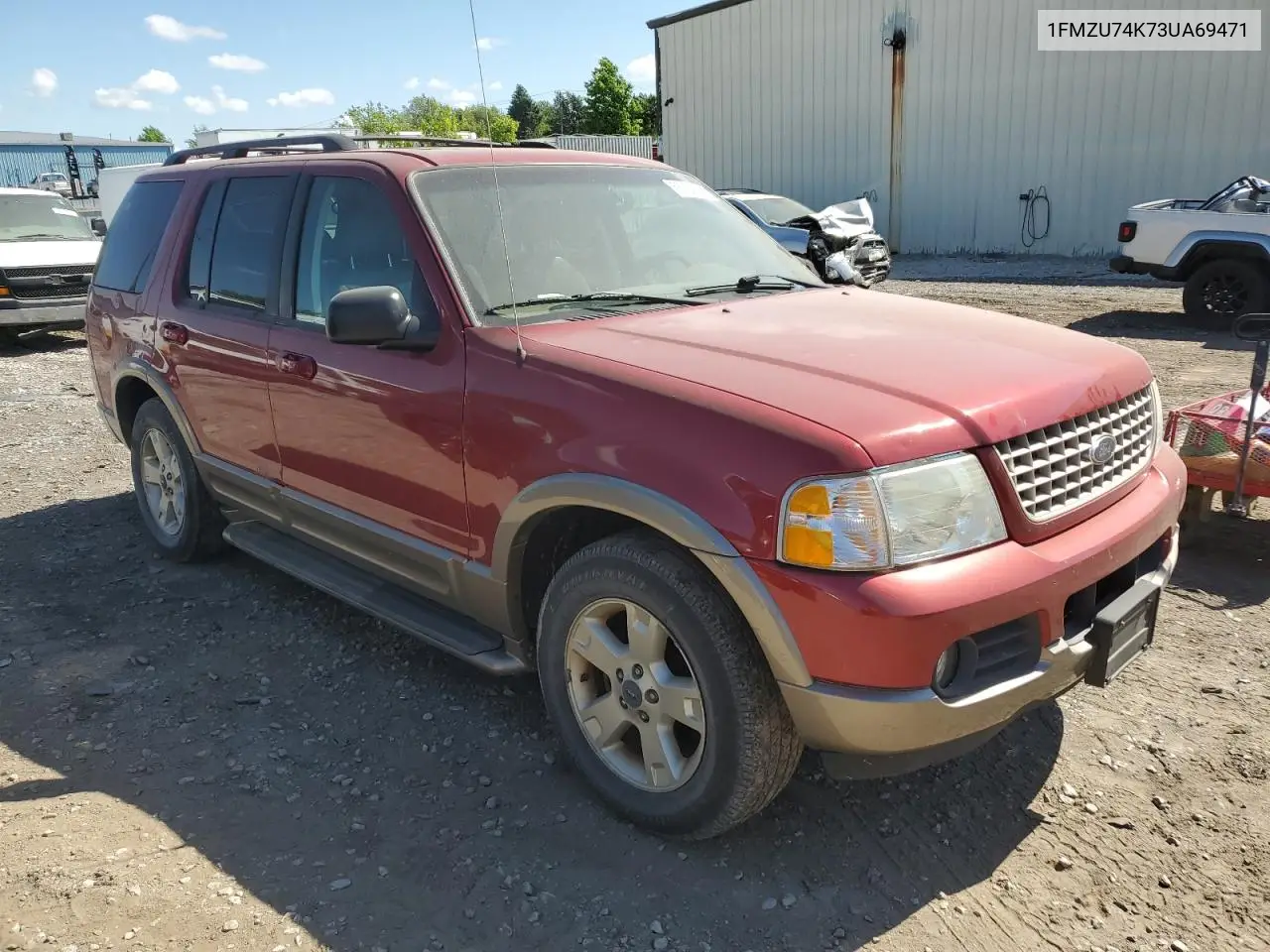 2003 Ford Explorer Eddie Bauer VIN: 1FMZU74K73UA69471 Lot: 56354875