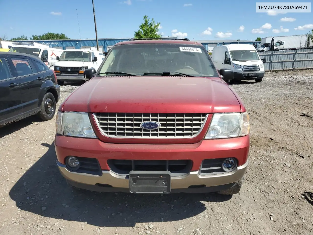 2003 Ford Explorer Eddie Bauer VIN: 1FMZU74K73UA69471 Lot: 56354875