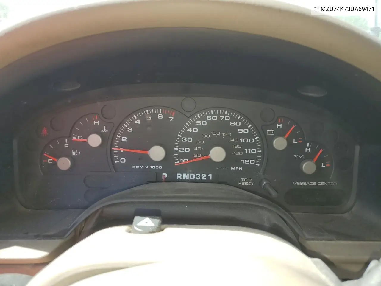 2003 Ford Explorer Eddie Bauer VIN: 1FMZU74K73UA69471 Lot: 56354875