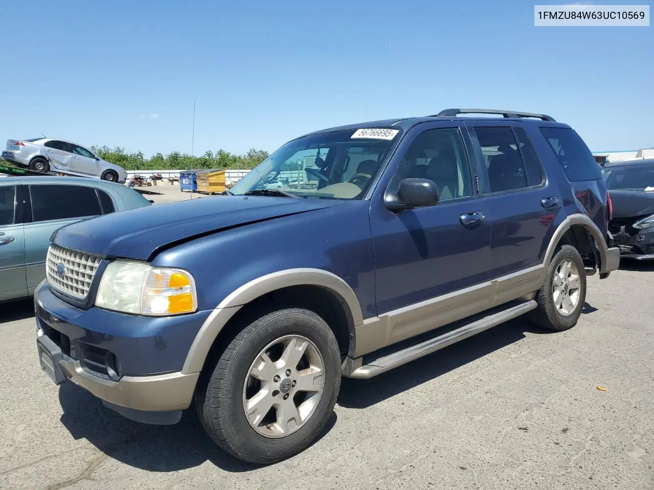 2003 Ford Explorer Eddie Bauer VIN: 1FMZU84W63UC10569 Lot: 56766695