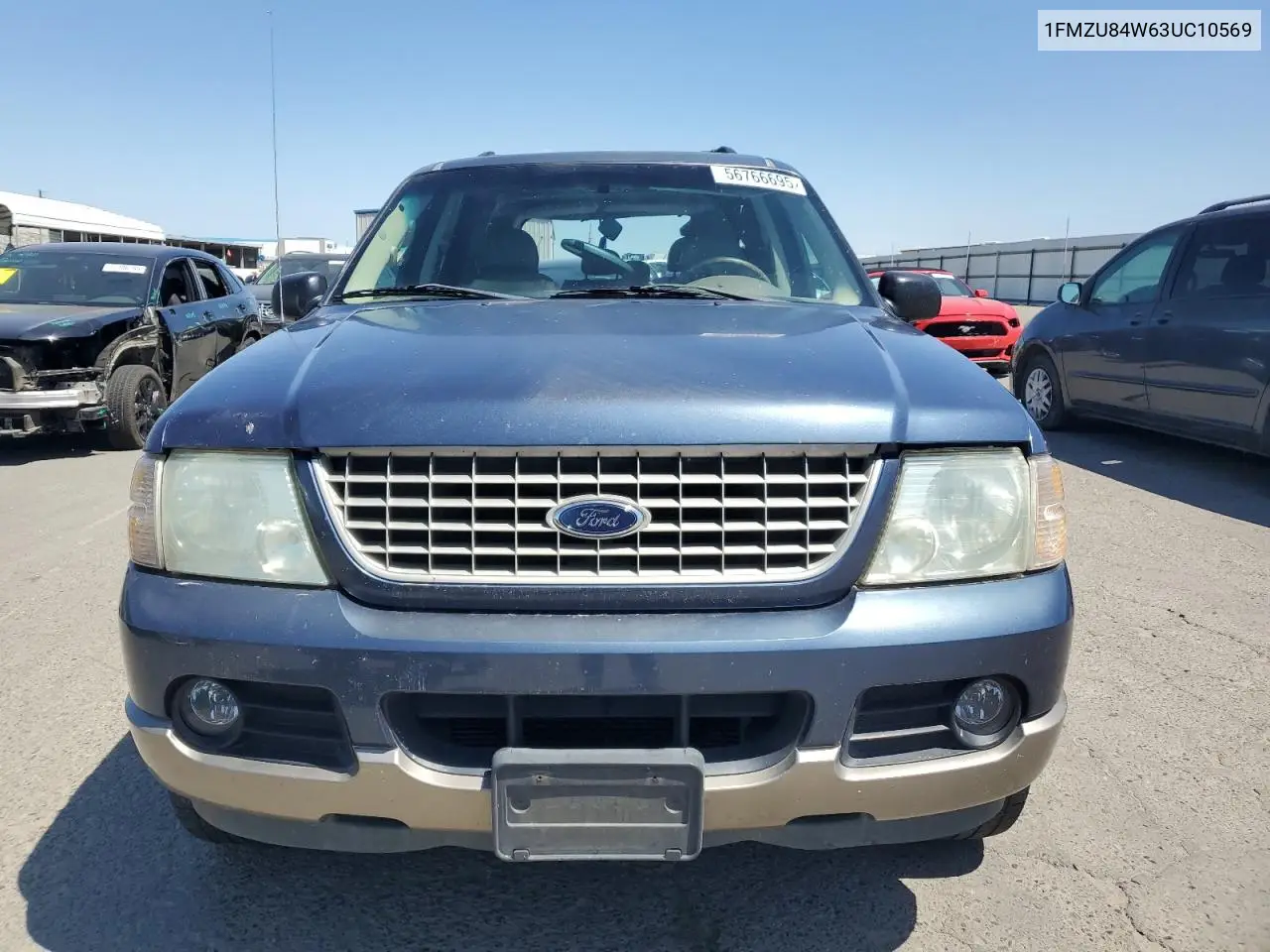 2003 Ford Explorer Eddie Bauer VIN: 1FMZU84W63UC10569 Lot: 56766695