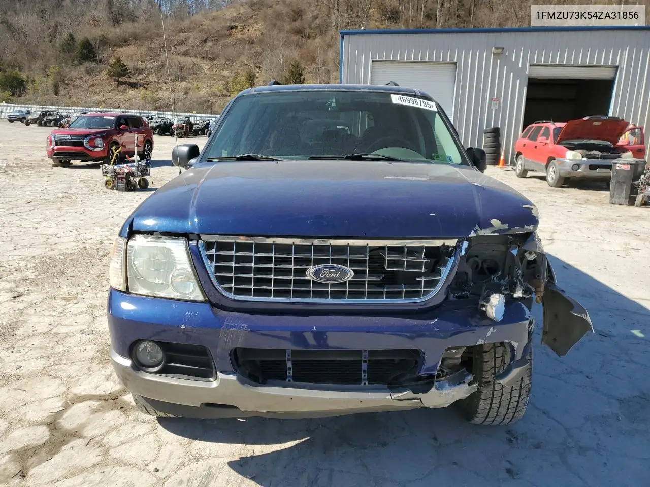 2004 Ford Explorer Xlt VIN: 1FMZU73K54ZA31856 Lot: 46996795