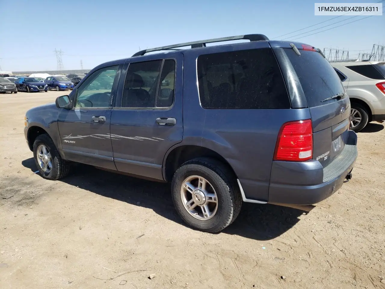 2004 Ford Explorer Xlt VIN: 1FMZU63EX4ZB16311 Lot: 47650594