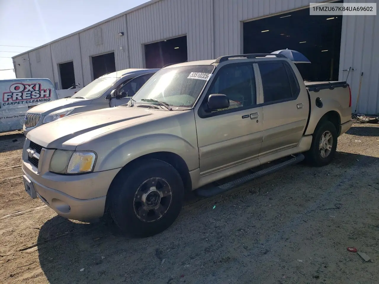 2004 Ford Explorer Sport Trac VIN: 1FMZU67K84UA69602 Lot: 53510225
