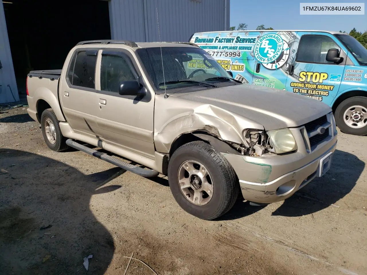 2004 Ford Explorer Sport Trac VIN: 1FMZU67K84UA69602 Lot: 53510225