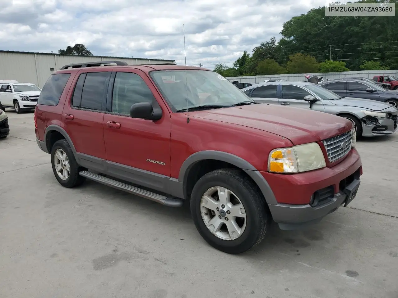 2004 Ford Explorer Xlt VIN: 1FMZU63W04ZA93680 Lot: 54706265
