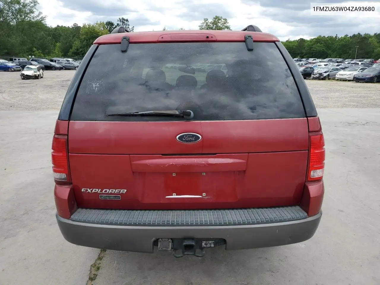 2004 Ford Explorer Xlt VIN: 1FMZU63W04ZA93680 Lot: 54706265