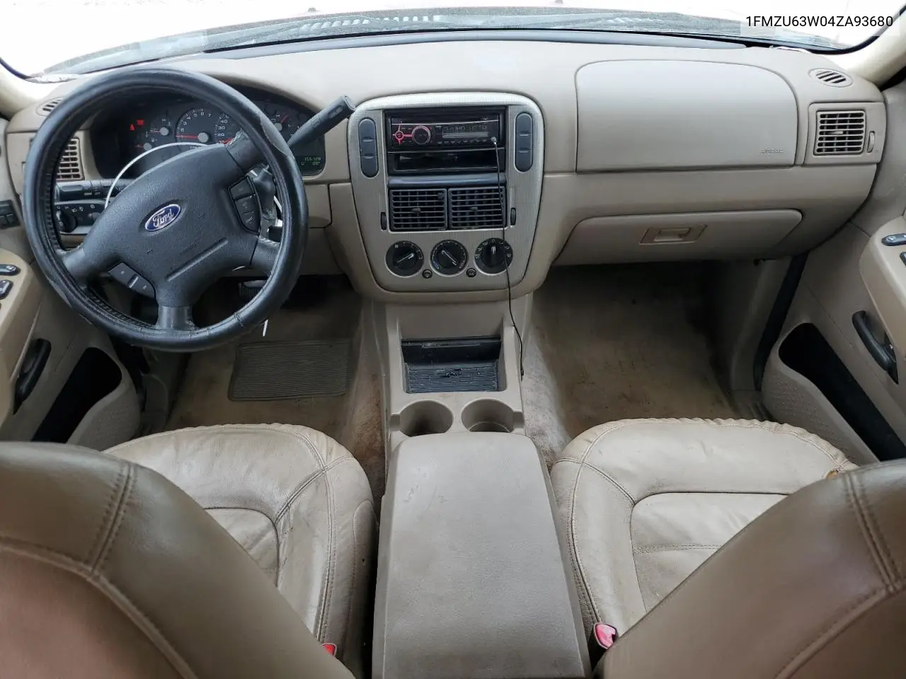 2004 Ford Explorer Xlt VIN: 1FMZU63W04ZA93680 Lot: 54706265