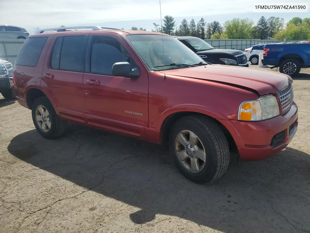 2004 Ford Explorer Limited VIN: 1FMDU75W74ZA41590 Lot: 54983585