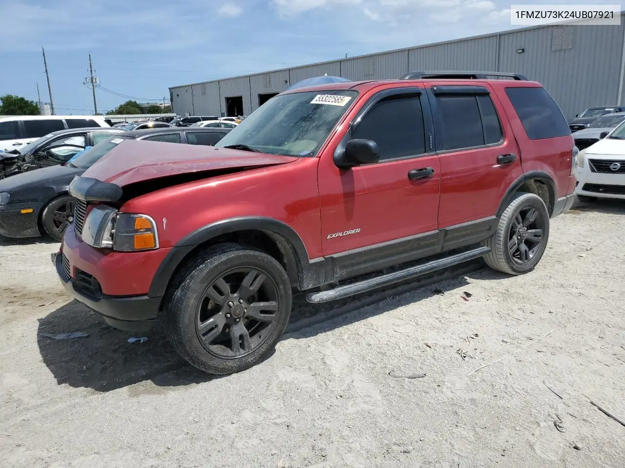 2004 Ford Explorer Xlt VIN: 1FMZU73K24UB07921 Lot: 55322585