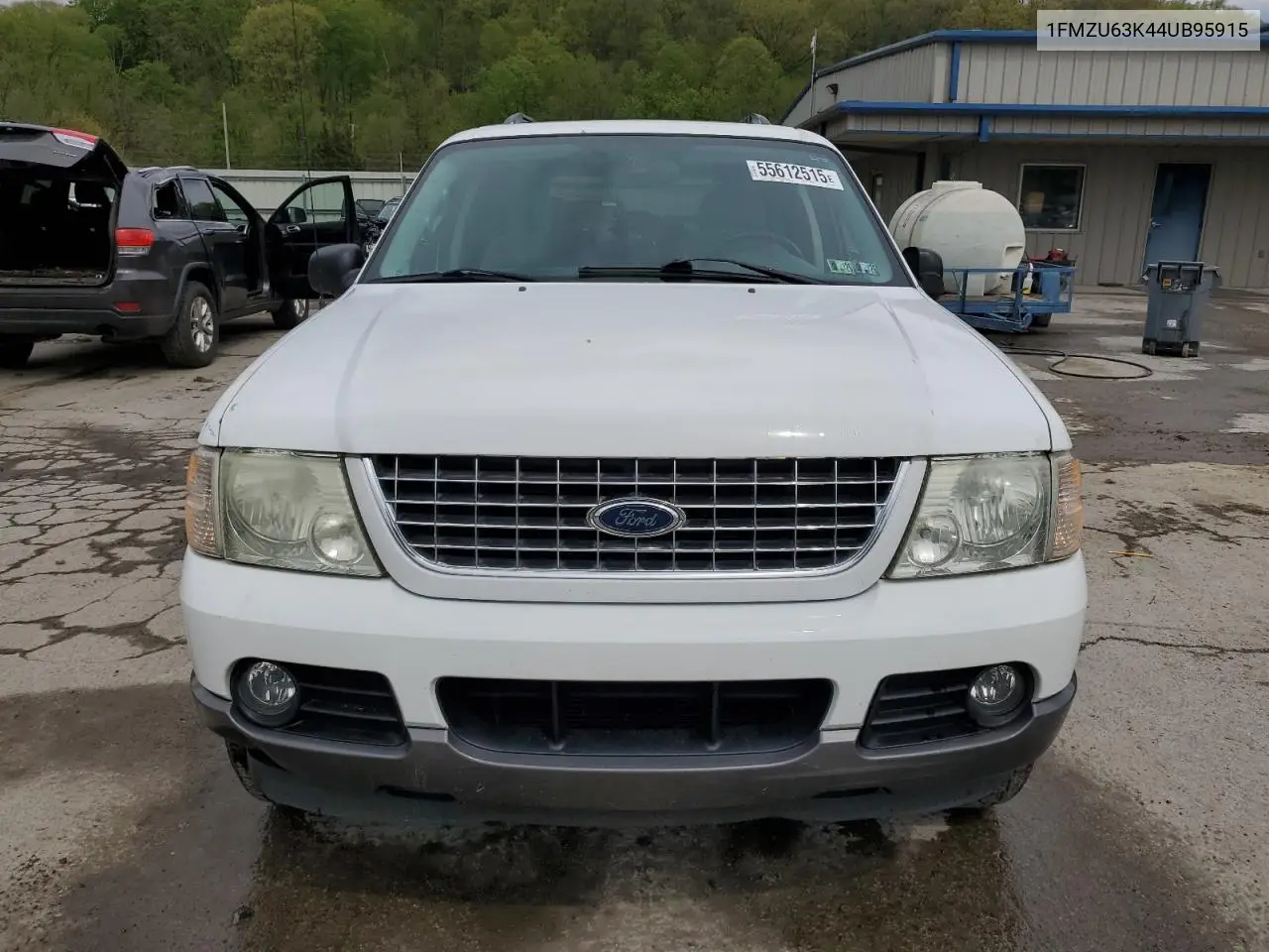 2004 Ford Explorer Xlt VIN: 1FMZU63K44UB95915 Lot: 55612515