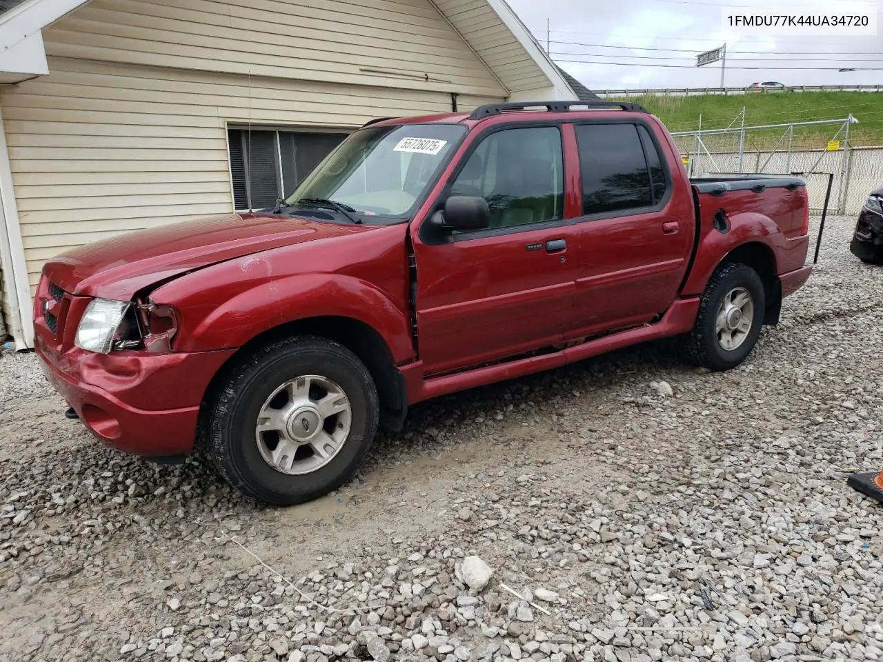 2004 Ford Explorer Sport Trac VIN: 1FMDU77K44UA34720 Lot: 55726075