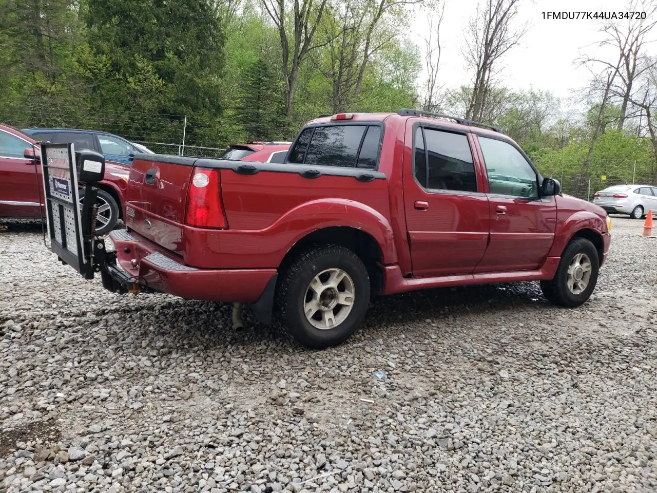 2004 Ford Explorer Sport Trac VIN: 1FMDU77K44UA34720 Lot: 55726075