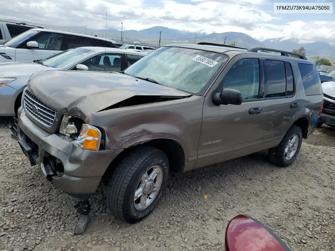 2004 Ford Explorer Xlt VIN: 1FMZU73K94UA75050 Lot: 55807805