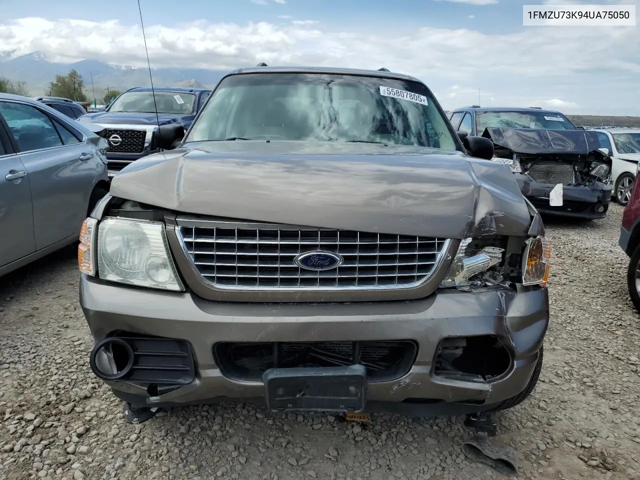 2004 Ford Explorer Xlt VIN: 1FMZU73K94UA75050 Lot: 55807805