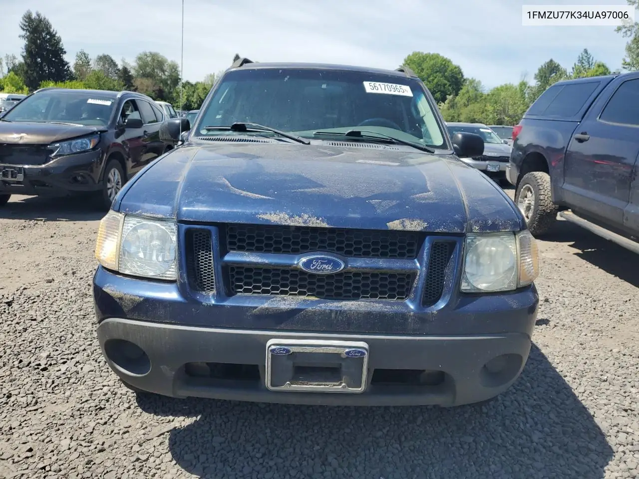 2004 Ford Explorer Sport Trac VIN: 1FMZU77K34UA97006 Lot: 56170965