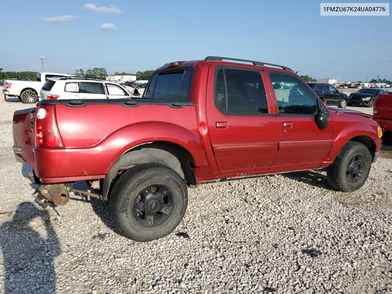 2004 Ford Explorer Sport Trac VIN: 1FMZU67K24UA04776 Lot: 56180655