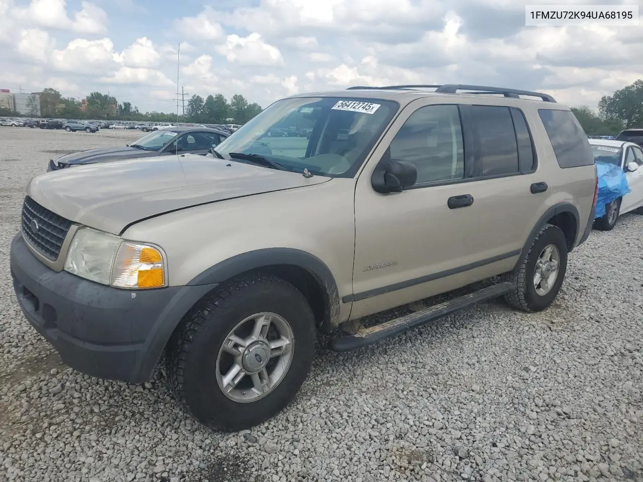 2004 Ford Explorer Xls VIN: 1FMZU72K94UA68195 Lot: 56412745