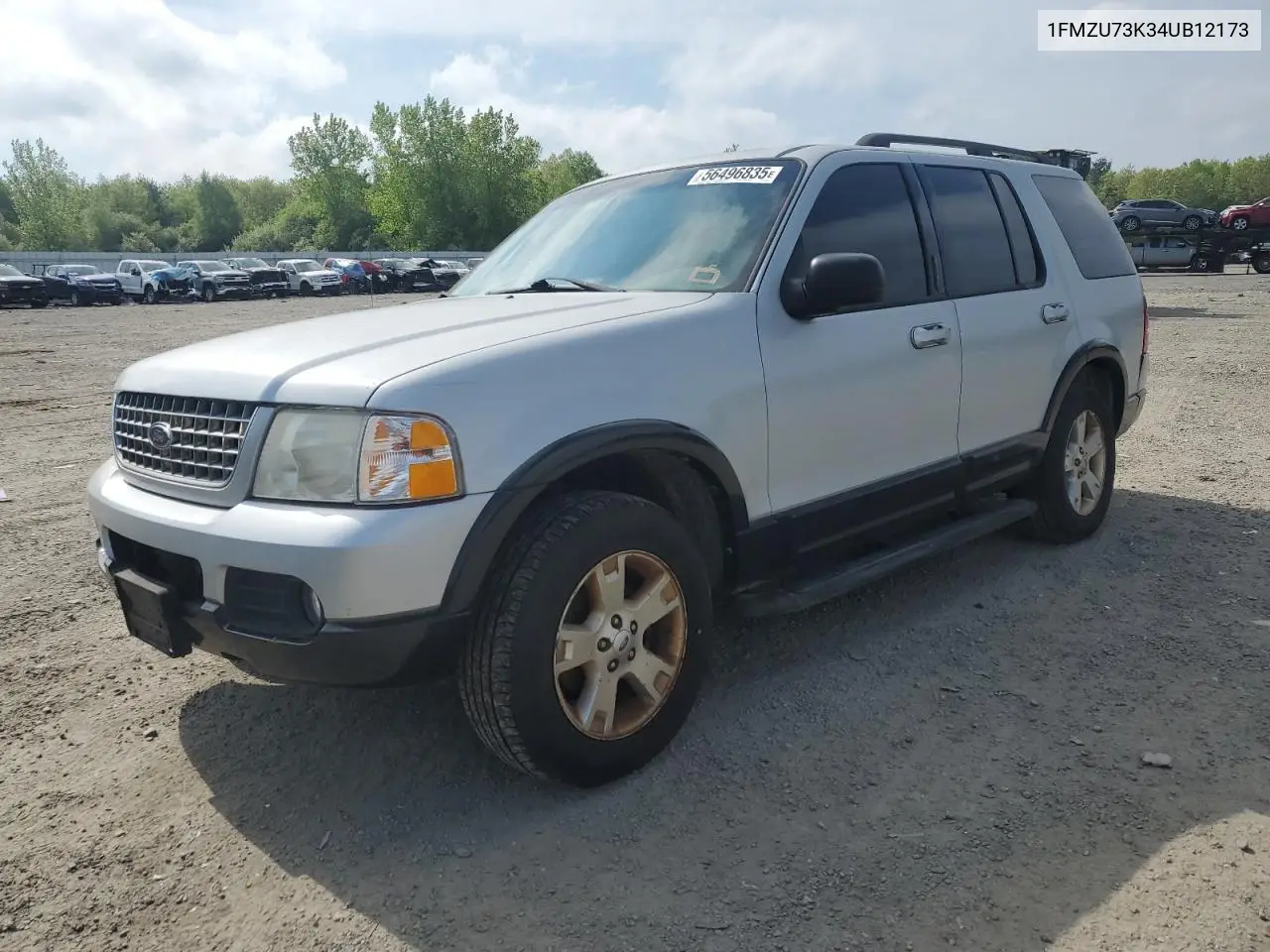 2004 Ford Explorer Xlt VIN: 1FMZU73K34UB12173 Lot: 56496835