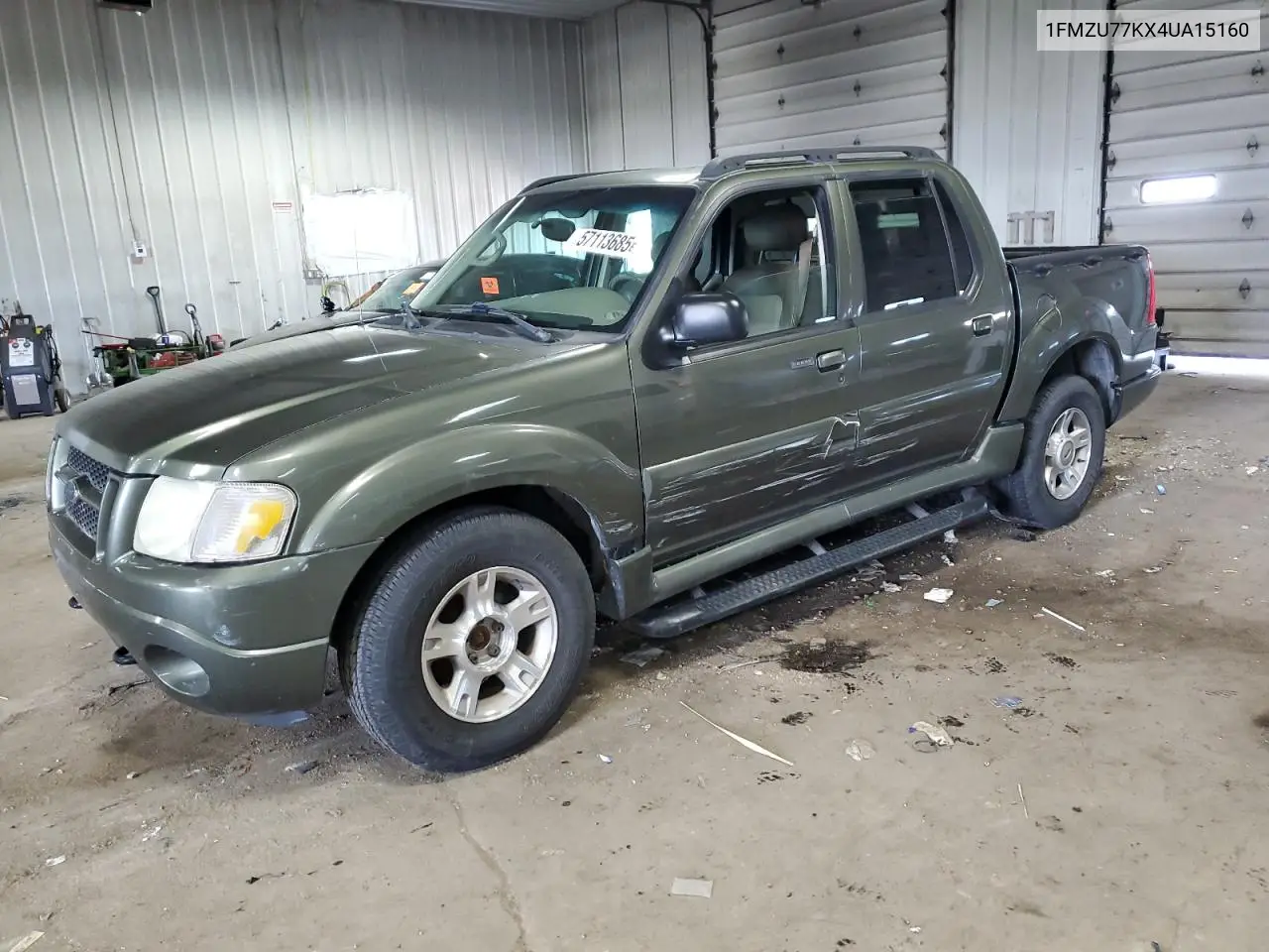 2004 Ford Explorer Sport Trac VIN: 1FMZU77KX4UA15160 Lot: 57113685