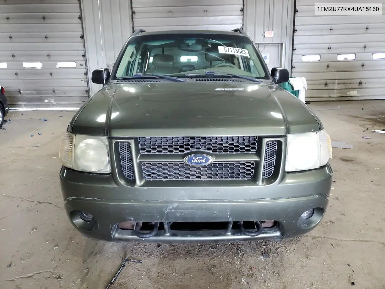 2004 Ford Explorer Sport Trac VIN: 1FMZU77KX4UA15160 Lot: 57113685
