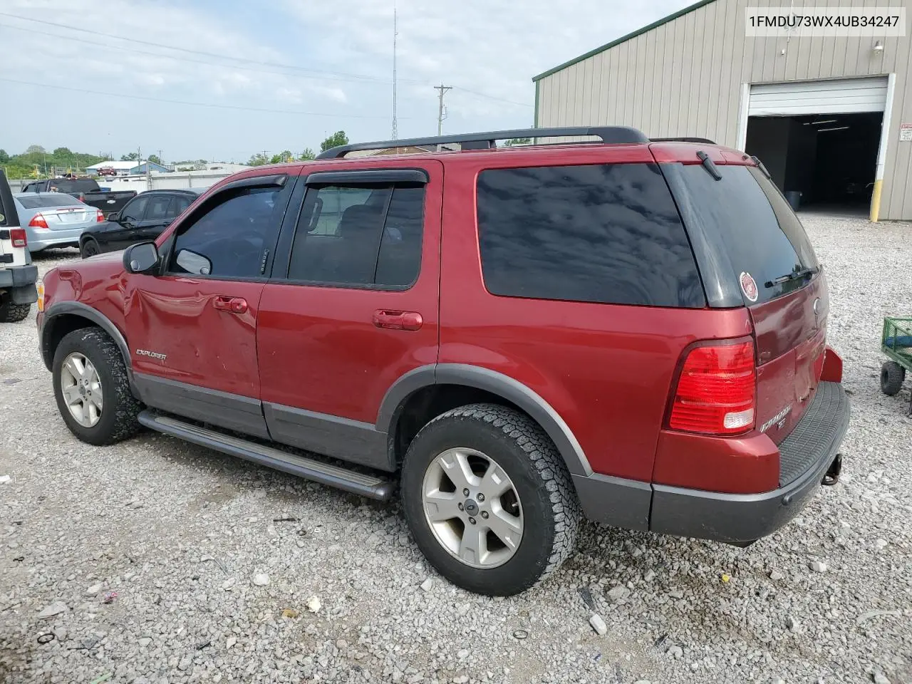 2004 Ford Explorer Xlt VIN: 1FMDU73WX4UB34247 Lot: 57212585