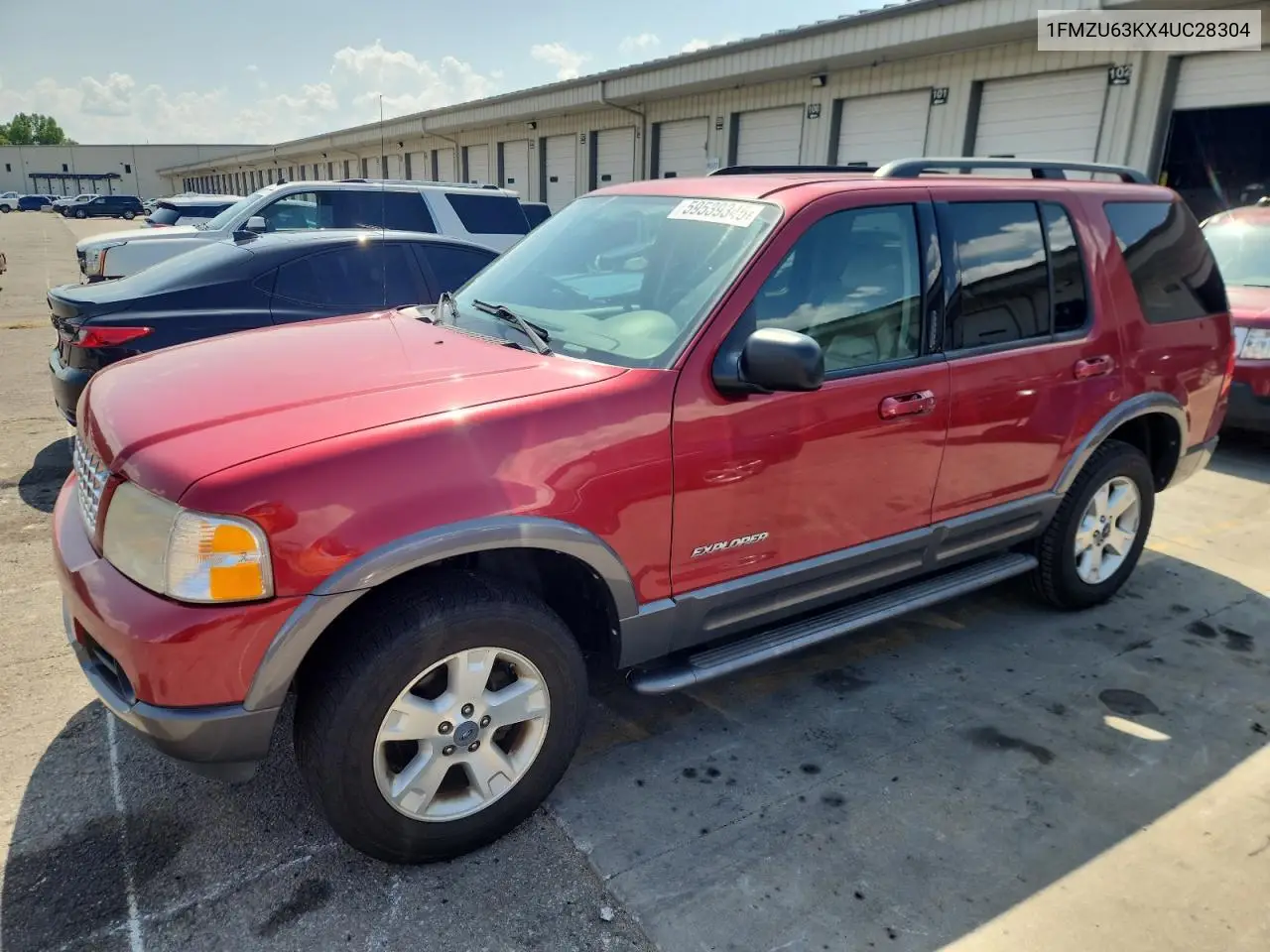 2004 Ford Explorer Xlt VIN: 1FMZU63KX4UC28304 Lot: 59539345