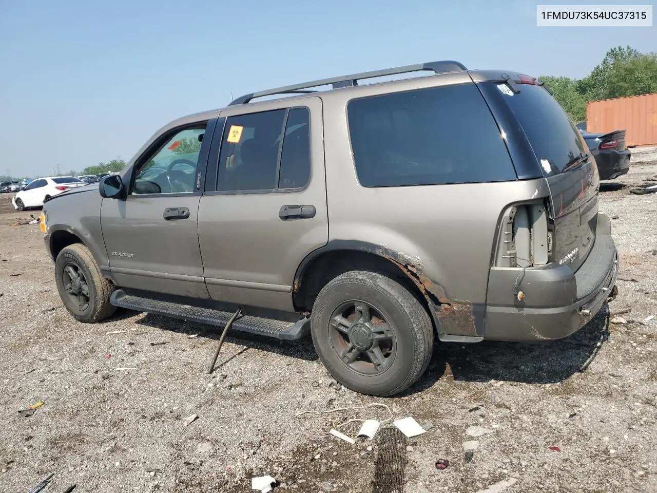 2004 Ford Explorer Xlt VIN: 1FMDU73K54UC37315 Lot: 59665985