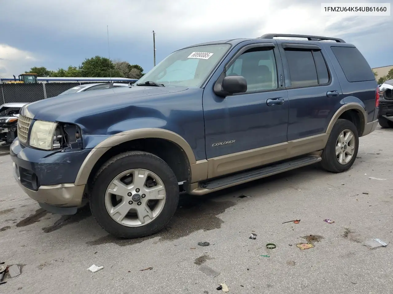 2004 Ford Explorer Eddie Bauer VIN: 1FMZU64K54UB61660 Lot: 60890085