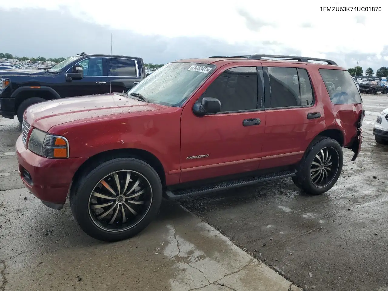 2004 Ford Explorer Xlt VIN: 1FMZU63K74UC01870 Lot: 61060475