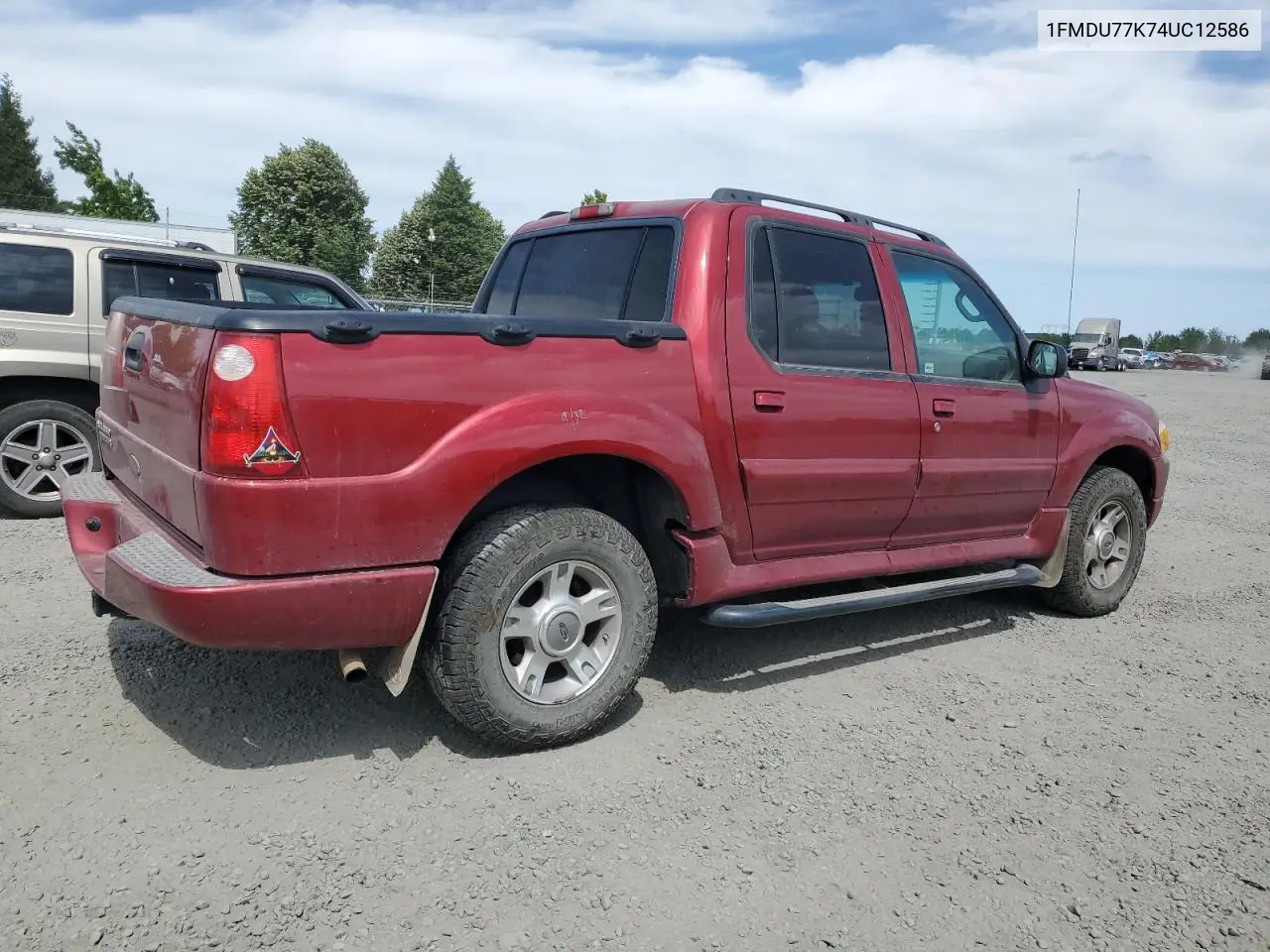 2004 Ford Explorer Sport Trac VIN: 1FMDU77K74UC12586 Lot: 61240815