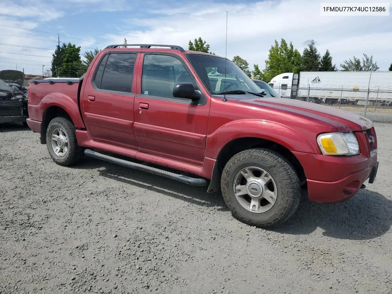 2004 Ford Explorer Sport Trac VIN: 1FMDU77K74UC12586 Lot: 61240815