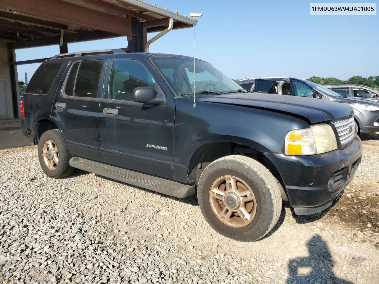 2004 Ford Explorer Xlt VIN: 1FMDU63W94UA01005 Lot: 62083795