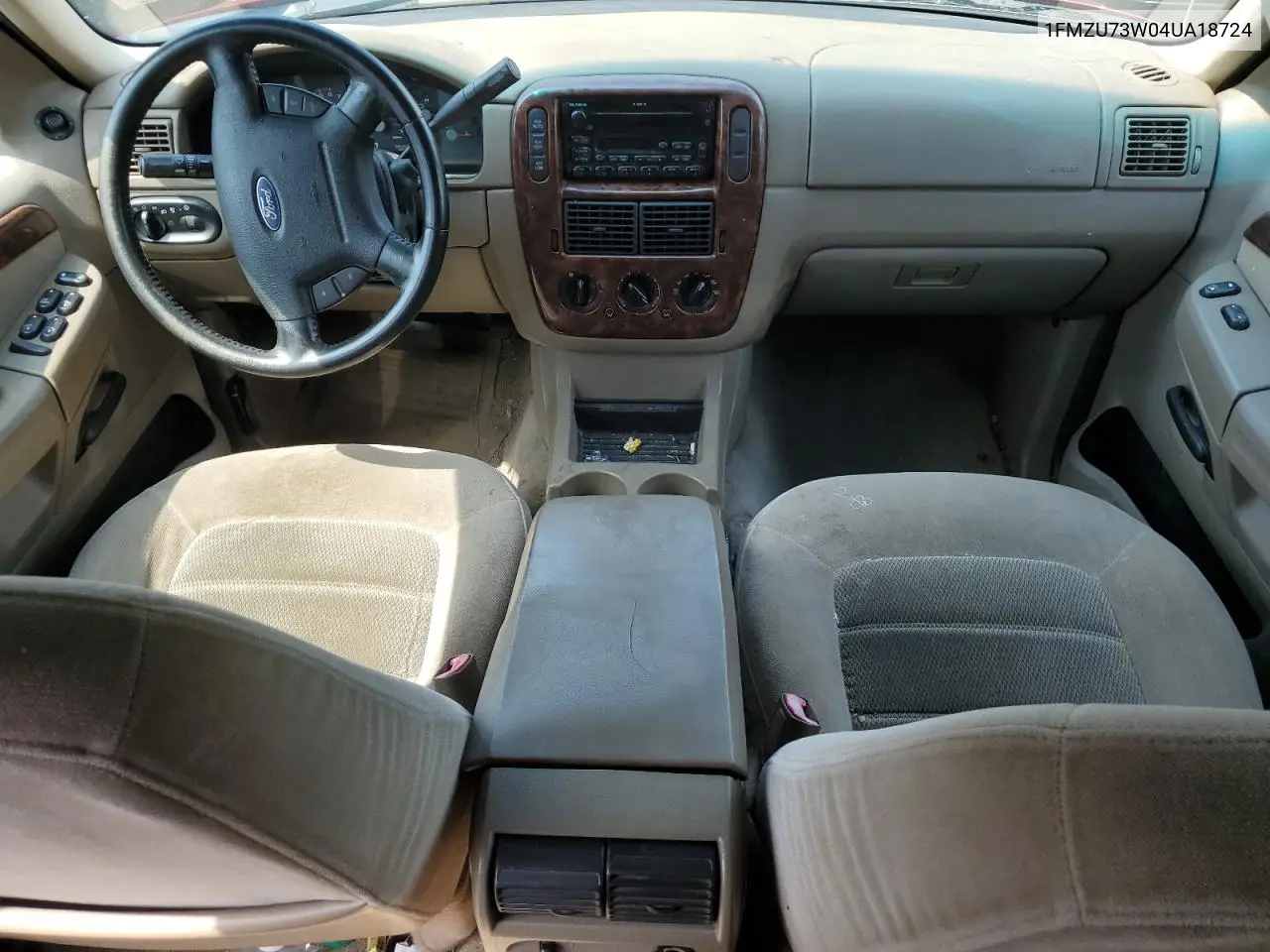 2004 Ford Explorer Xlt VIN: 1FMZU73W04UA18724 Lot: 62648055