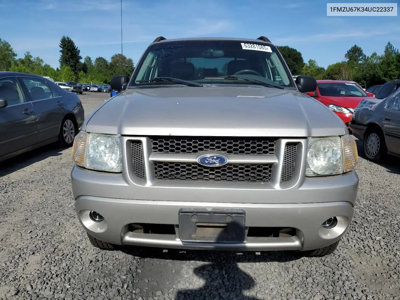 2004 Ford Explorer Sport Trac VIN: 1FMZU67K34UC22337 Lot: 63281585