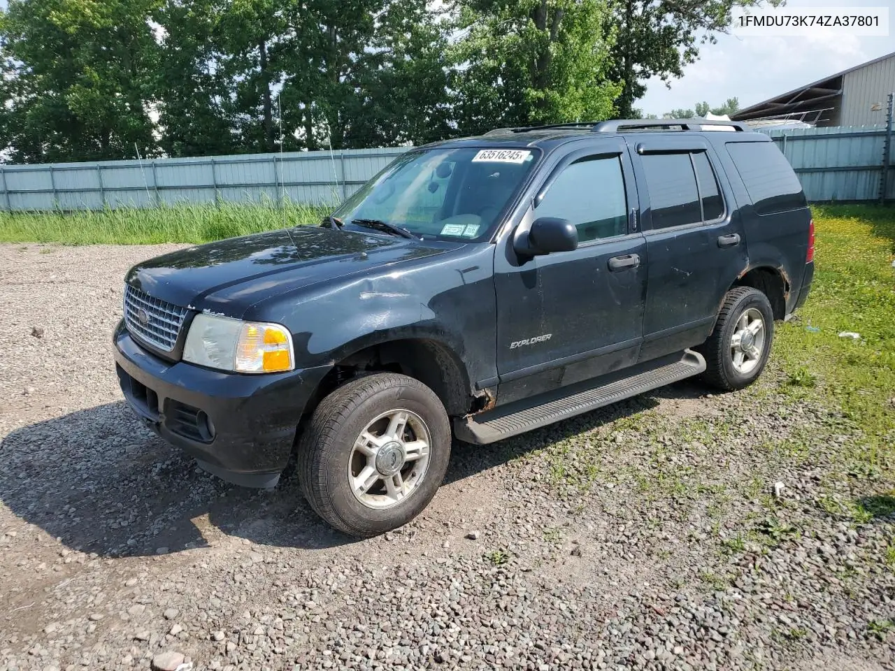 2004 Ford Explorer Xlt VIN: 1FMDU73K74ZA37801 Lot: 63516245