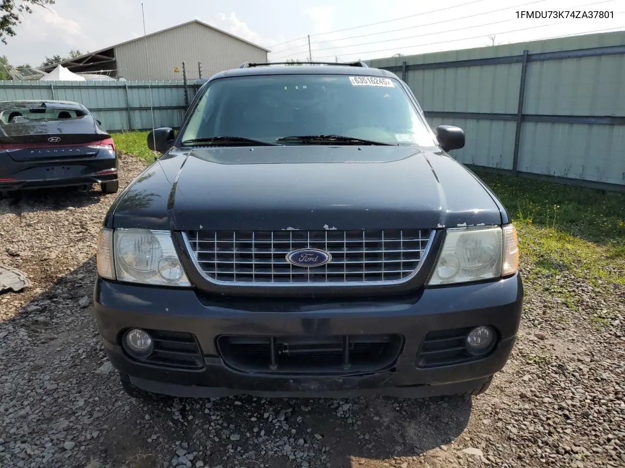 2004 Ford Explorer Xlt VIN: 1FMDU73K74ZA37801 Lot: 63516245