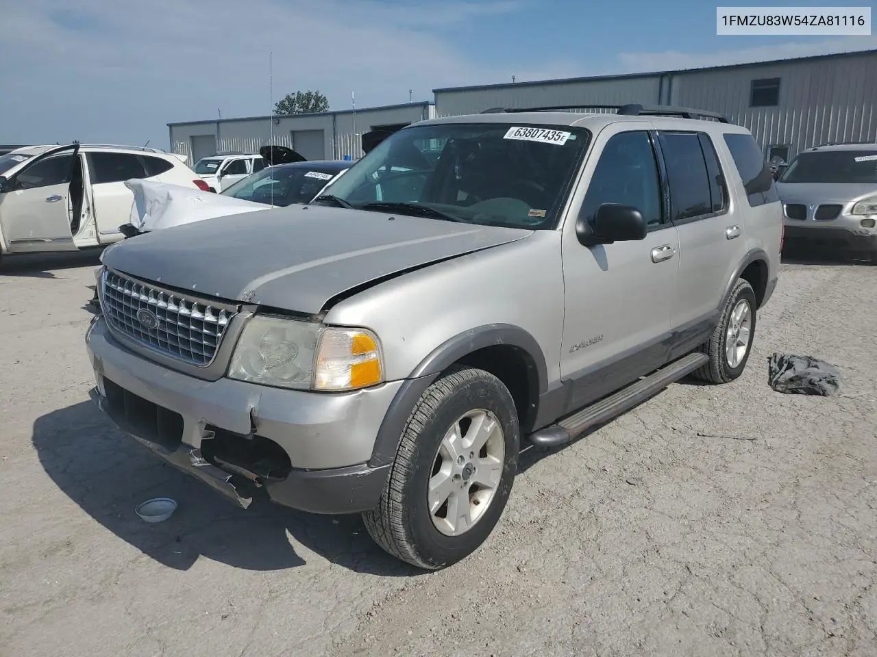 2004 Ford Explorer Xlt VIN: 1FMZU83W54ZA81116 Lot: 63807435