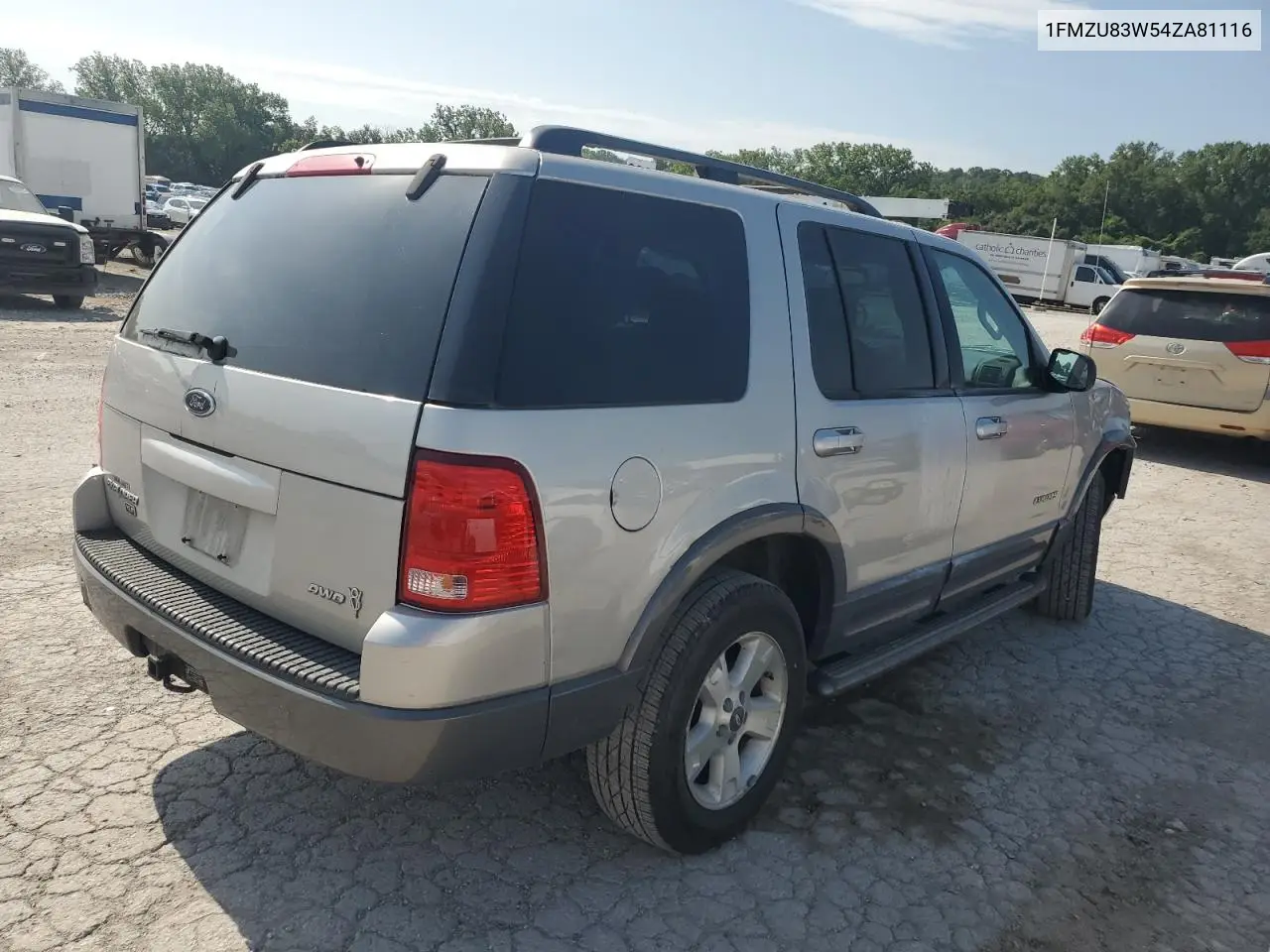 2004 Ford Explorer Xlt VIN: 1FMZU83W54ZA81116 Lot: 63807435
